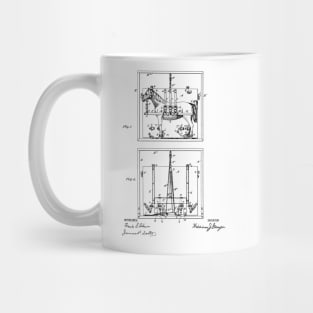 Veterinary Operating Table Vintage Patent Hand Drawing Mug